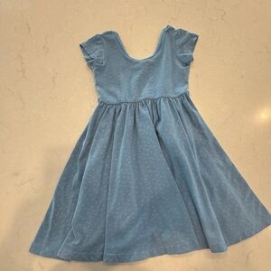 Adorable Blue Kids Casual Dress
